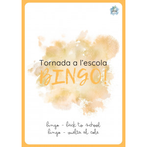 BINGO - TORNADA A L'ESCOLA