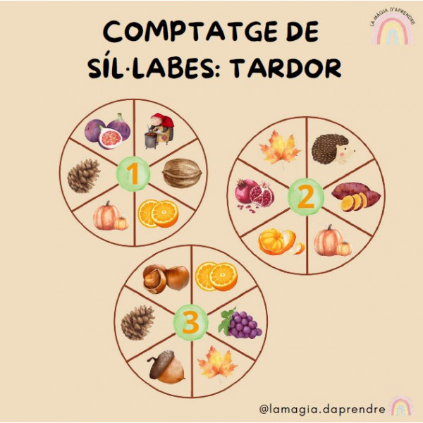 Comptatge síl·labes tardor