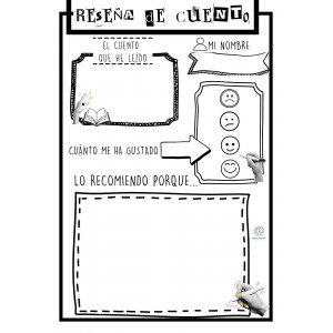 Ficha biblioteca reseñas de cuentos