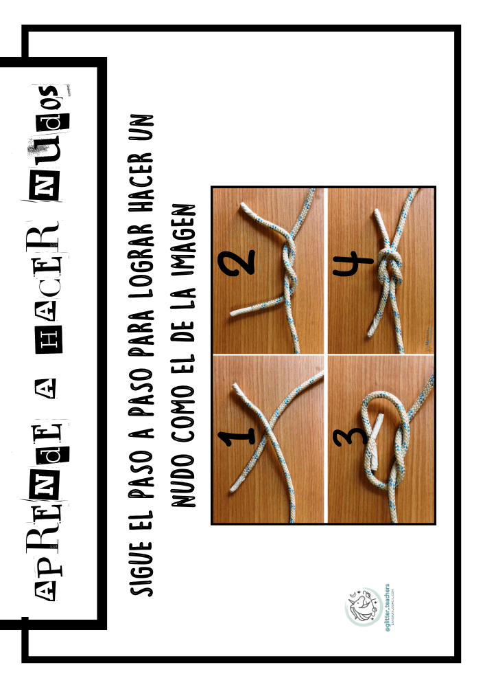 Propuesta vida práctica cómo hacer nudos