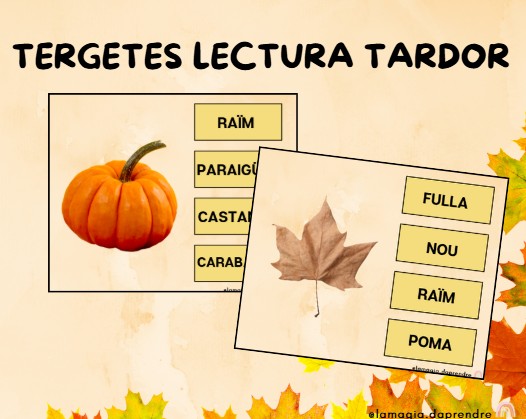 Targetes lectura tardor