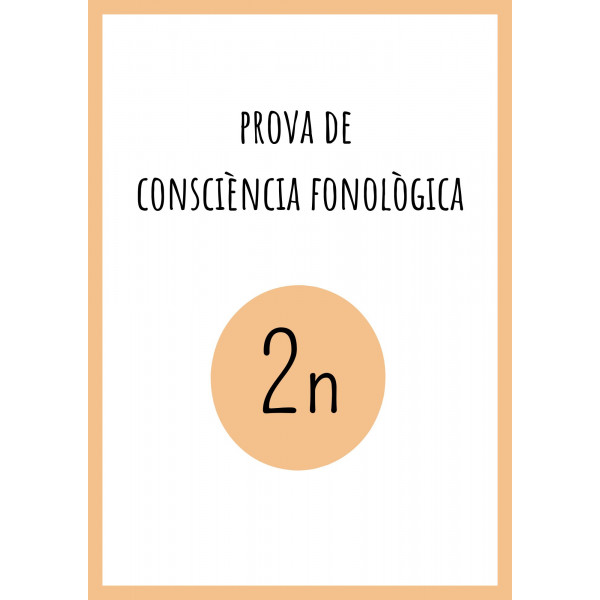 AVALUACIÓ CONSCIÈNCIA FONOLÒGICA 2n