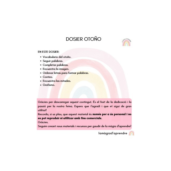 Dosier otoño