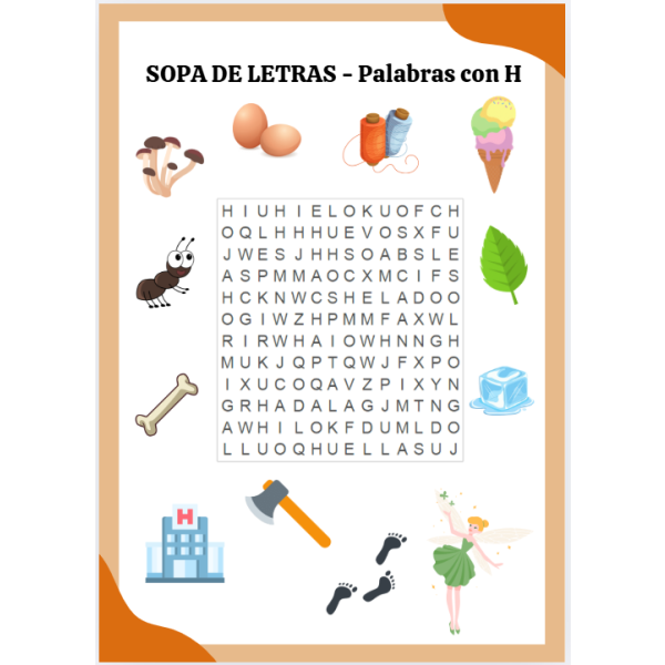 Crucigramas y sopas de letras