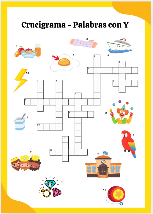 Crucigramas y sopas de letras