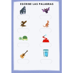 Escribe y lee palabras