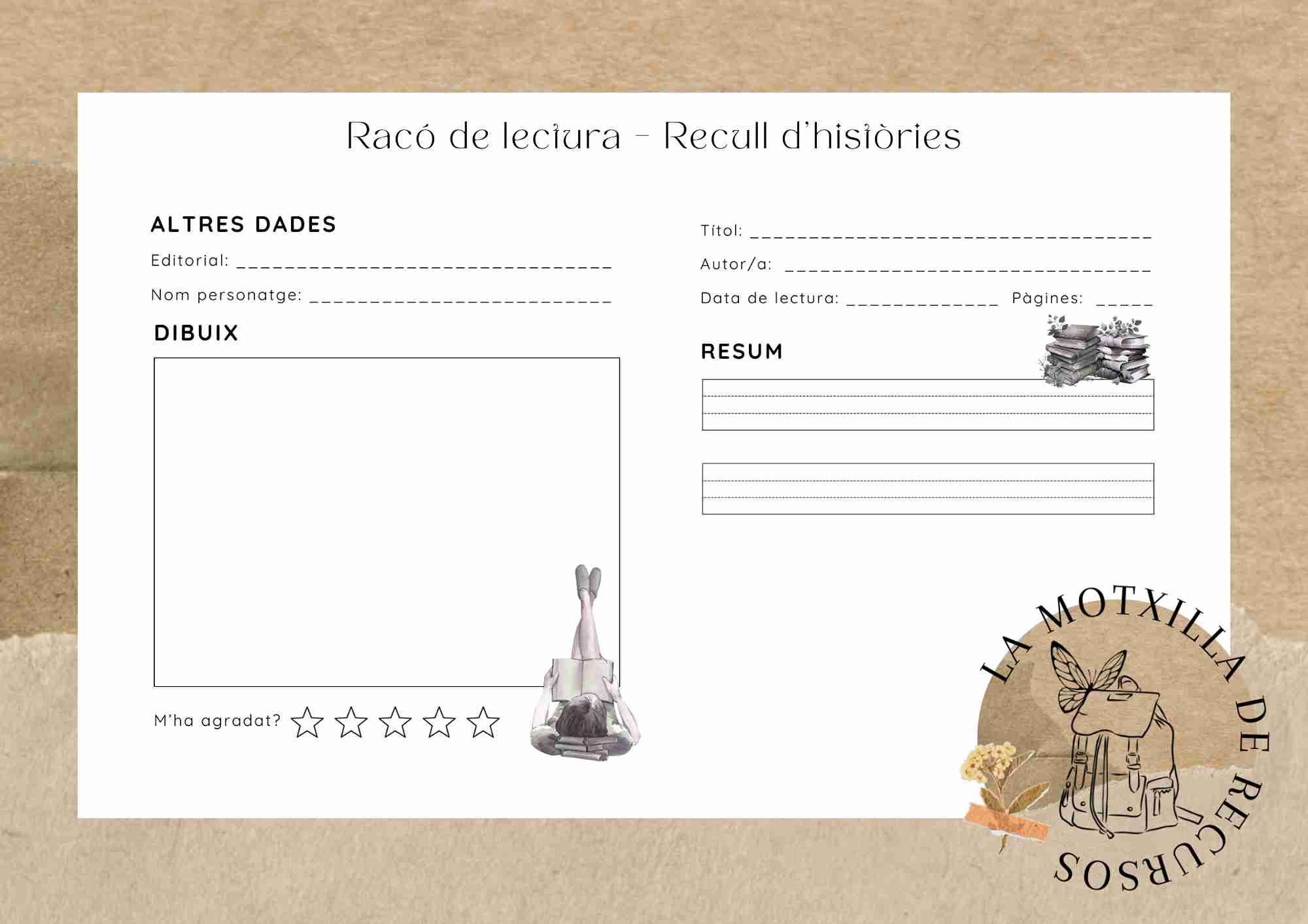 Racó de lectura – Recull d’històries