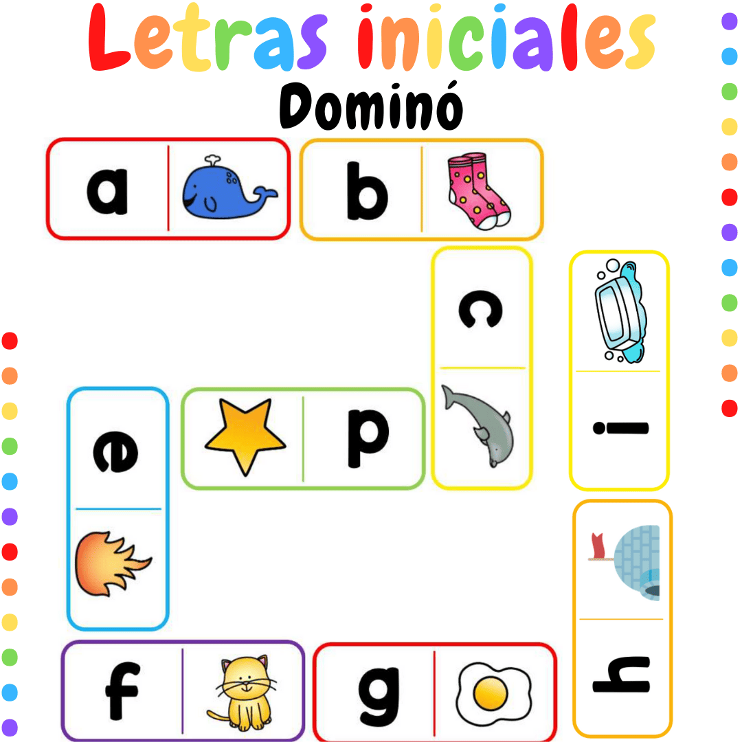 Dominó- Letras iniciales
