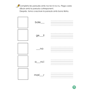 Dossier lectoescriptura en lletra d'impremta