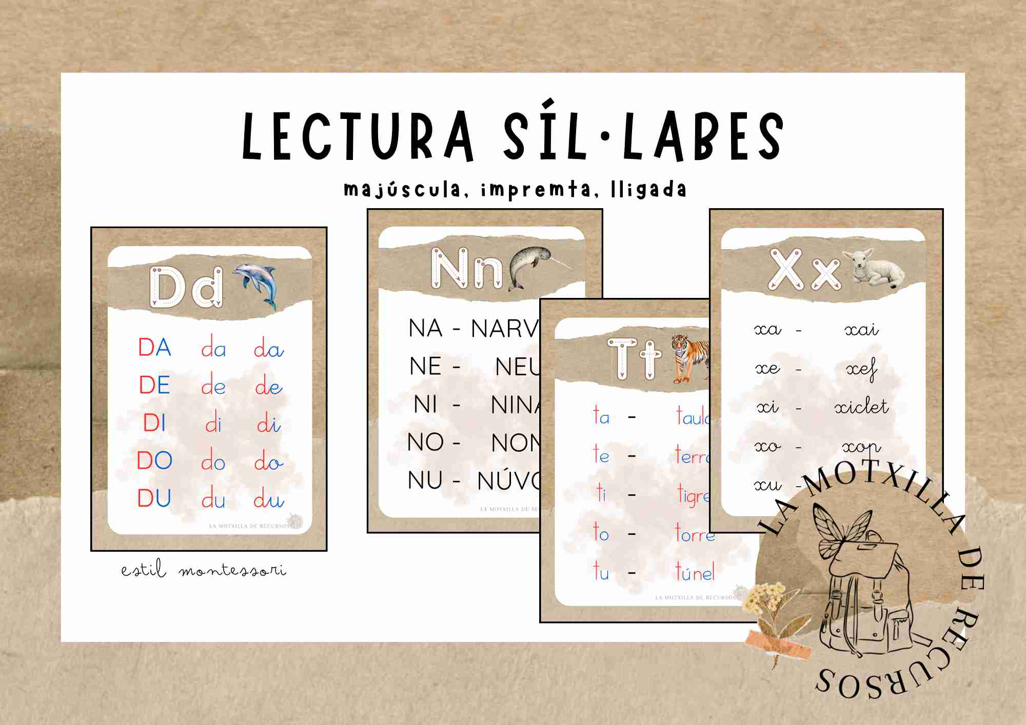 TARGETES - Lectura sil·làbica