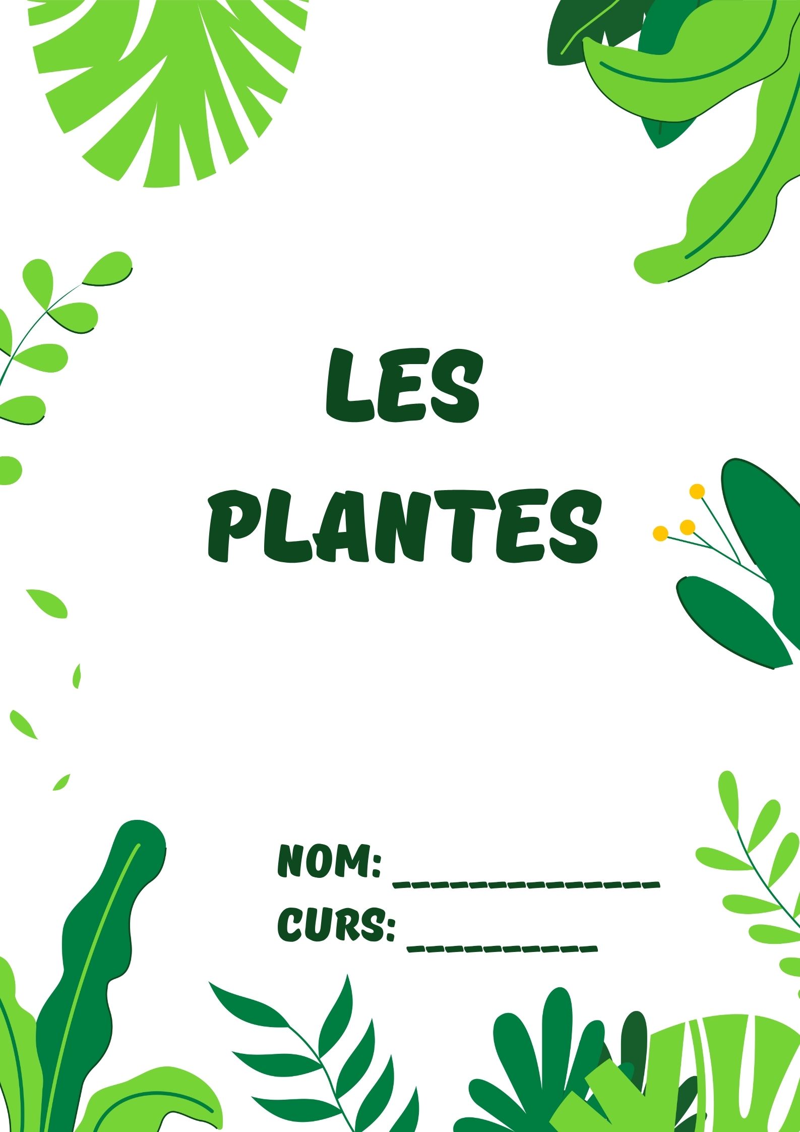 Les plantes