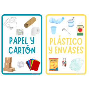 Carteles de reciclaje