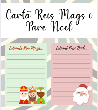 Carta Reis Mags i Pare Noel