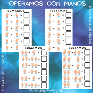 Sumamos y restamos con dedos