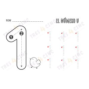 FITXES GRAFISME NOMBRES