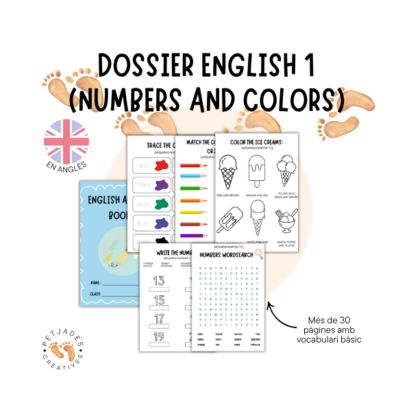 DOSSIER ENGLISH 1 (colors and numbers) - petjadescreatives