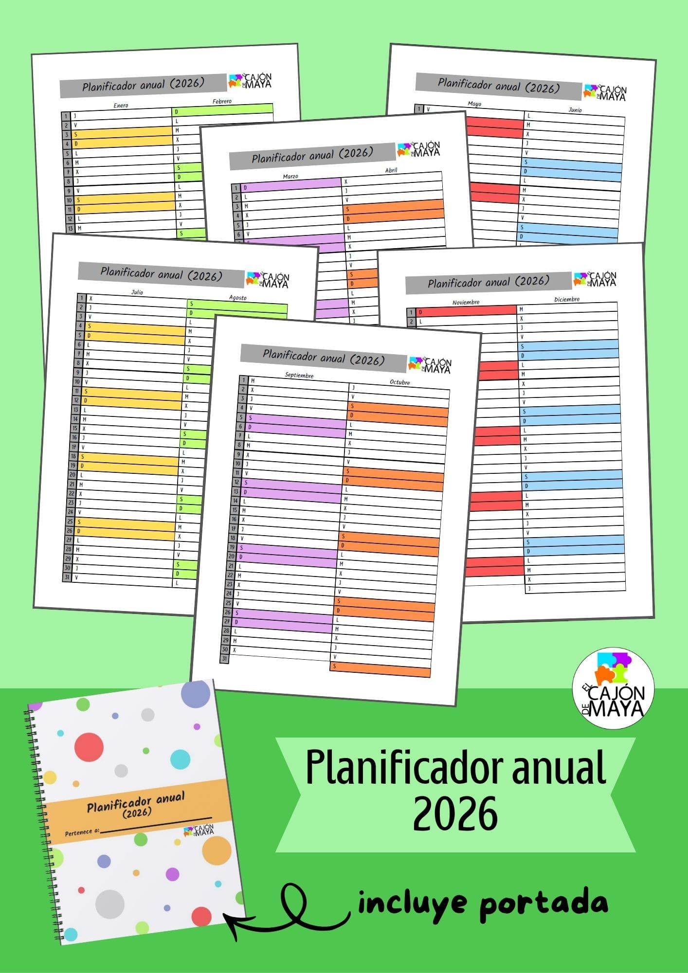 Planificador anual 2026