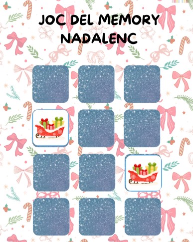 Joc del memory Nadal