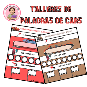 TALLERES de PALABRAS inspirados en CARS