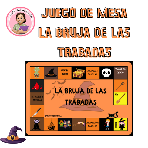 JUEGO de mesa LA BRUJA DE LAS TRABADAS
