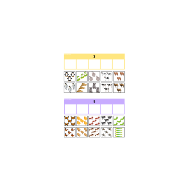 Clasificamos según la cantidad de animales