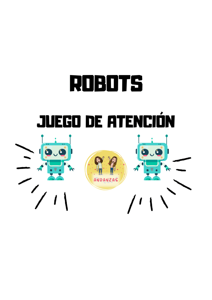 Juego de atención: Robots