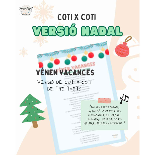 COTI X COTI VERSIÓ NADAL @musicalitza