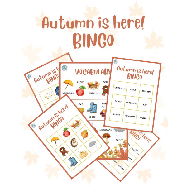 BINGO - AUTUMN IS HERE!