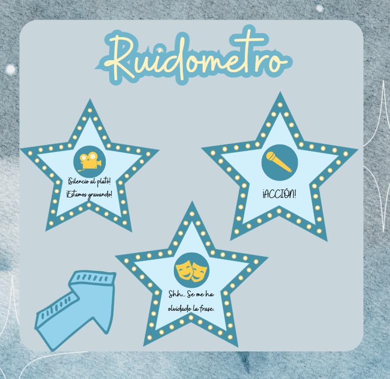 Ruidometro con temática del cine