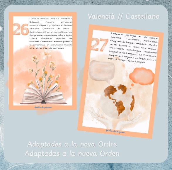 Portadas temario oposiciones Educación Primaria