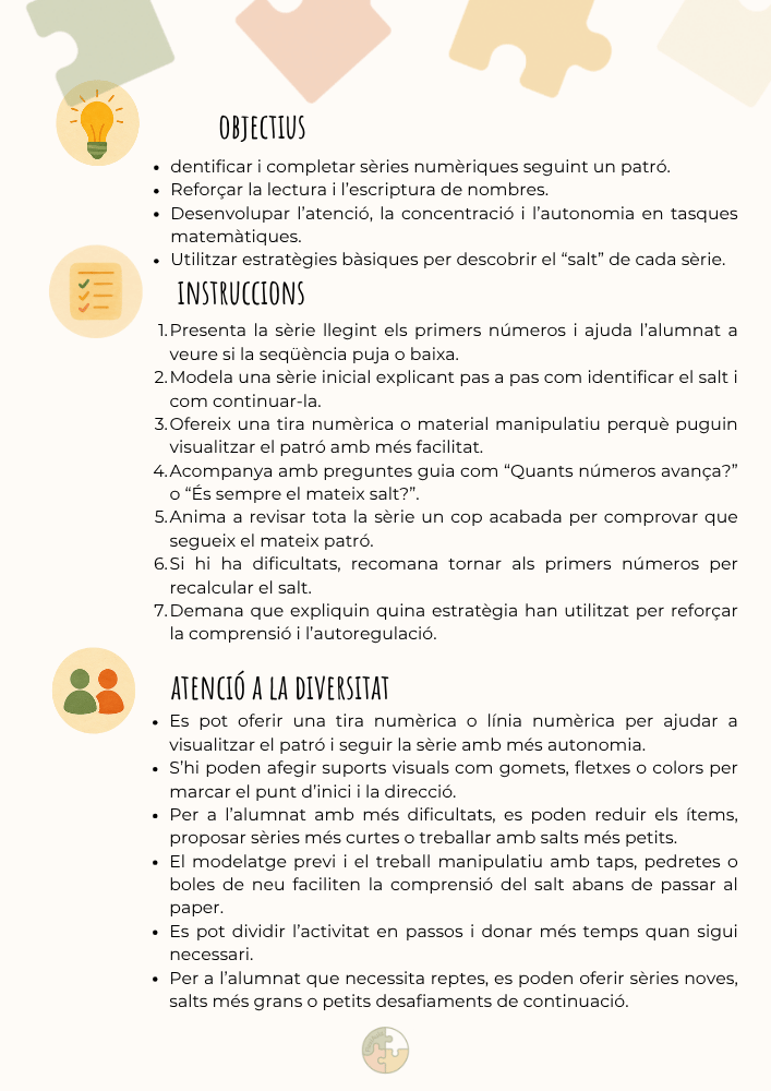 Seriacions numèriques d'hivern