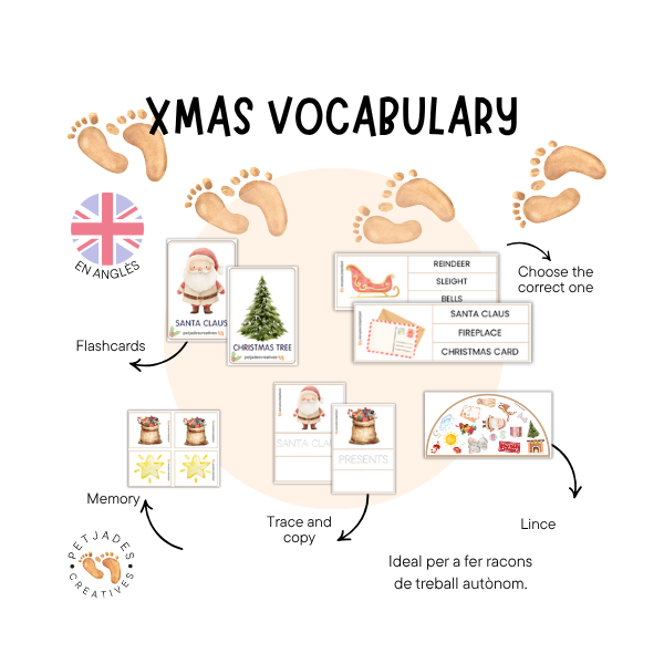 XMAS VOCABULARY - PETJADESCREATIVES