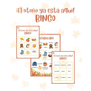 BINGO - ¡EL OTOÑO YA ESTÁ AQUÍ!