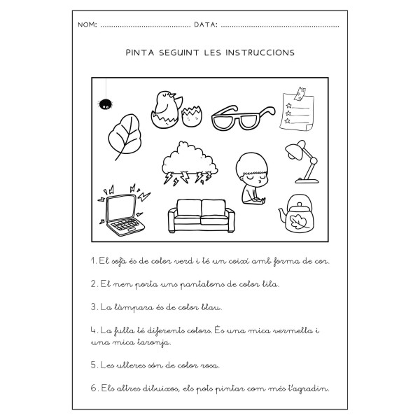 PINTA SEGUINT LES INSTRUCCIONS