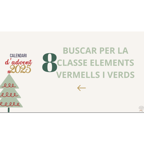 Calendari d'advent interactiu i imprimible