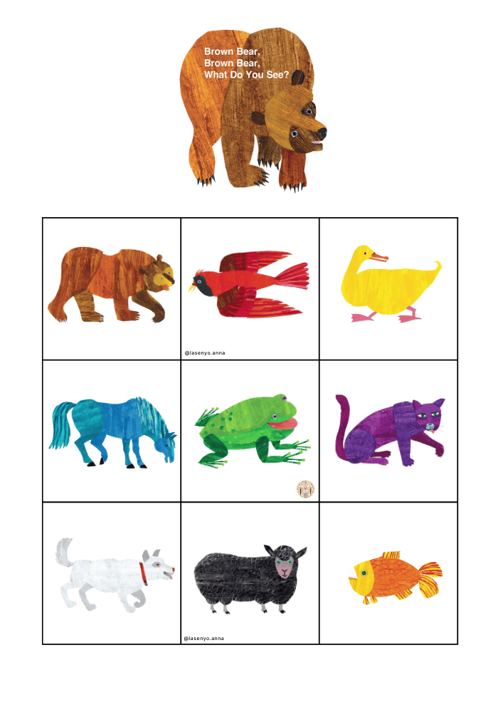 BINGO VOCABULARIO INGLÉS