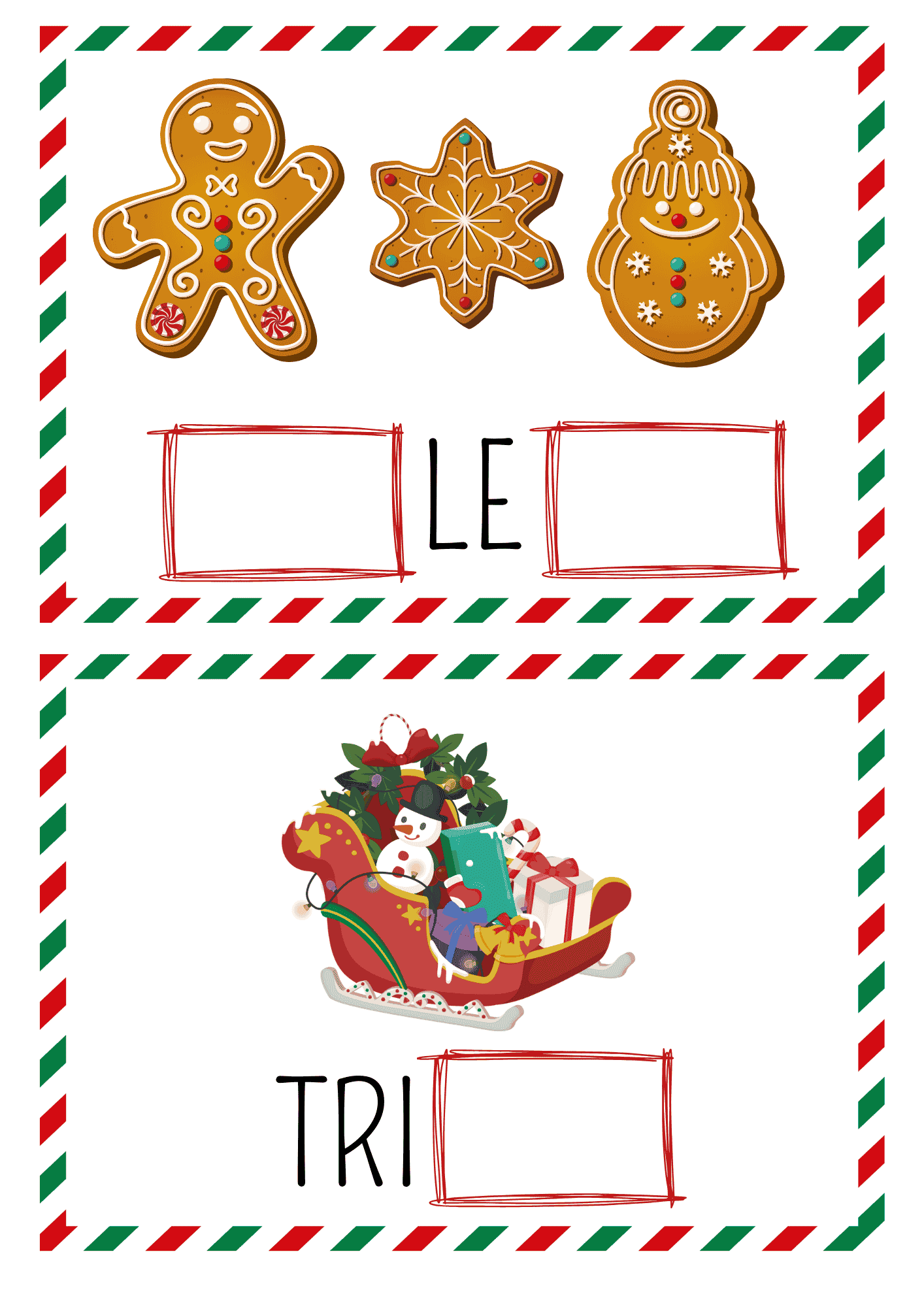 NADAL. TREBALL DE LA SÍL.LABA