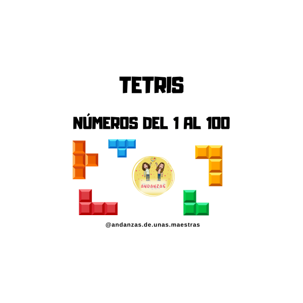 Tetris: números del 1 al 100