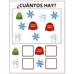 ¿Cuántos hay? Invierno