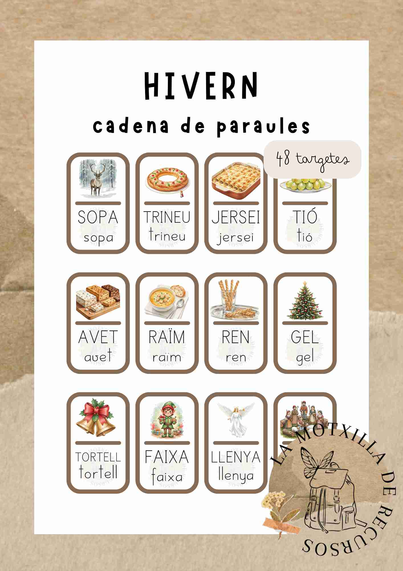 HIVERN - Cadena de paraules