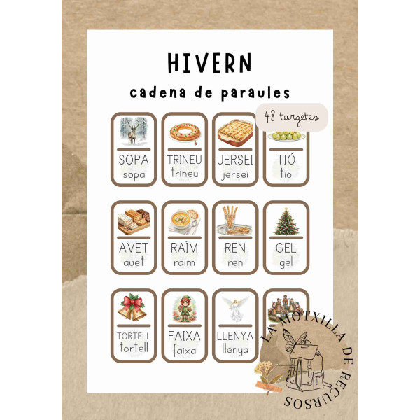 HIVERN - Cadena de paraules
