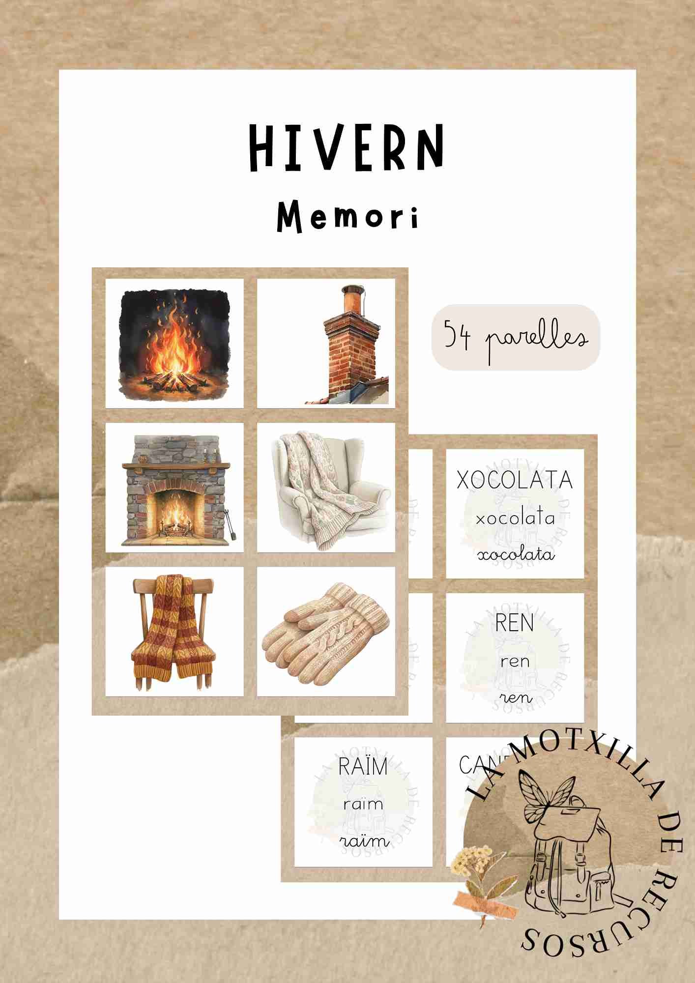 HIVERN - Memori vocabulari hivern