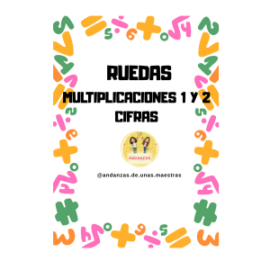 Ruedas de multiplicaciones: 1 y 2 cifras