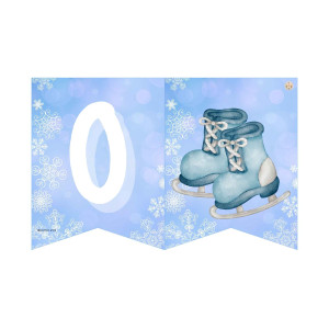 BANDERINES DECORATIVOS INVIERNO