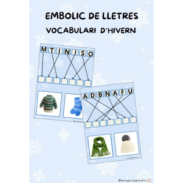 Embolic de lletres hivern