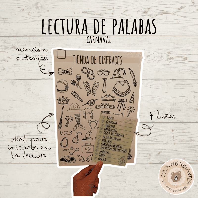 Lectura de palabras - Carnaval