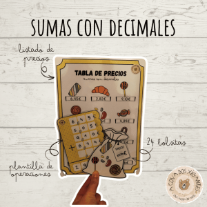 Sumas con decimales