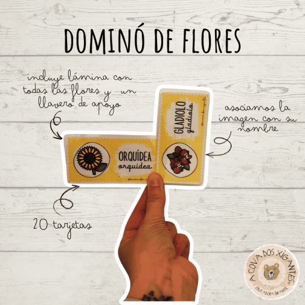Dominó de flores