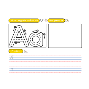 Com es fan les lletres?