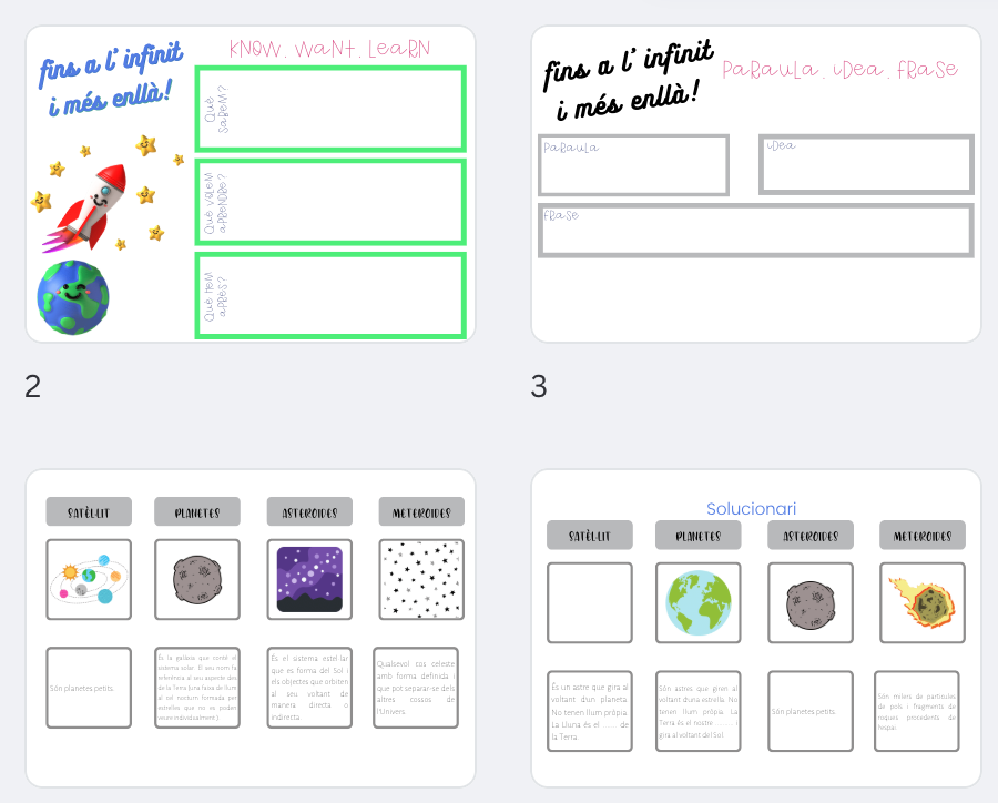 Pack de recursos Sistema Solar